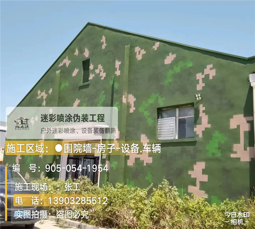 无锡外墙数码迷彩漆施工报价清单(100㎡标准墙面测算)